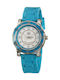 Juicy Couture Blue Rubber Strap Ceas cu Albastru Curea de Cauciuc