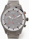 Esprit Ανδρικό Ρολόι 44mm Χρονογράφος Μπαταρίας με Μαύρο Μεταλλικό Μπρασελέ