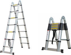 Herzberg Teleskopleiter aus Aluminium 14 Stufen HG-5440 Herzberg Teleskopleiter aus Aluminium 14 Stufen HG-5440