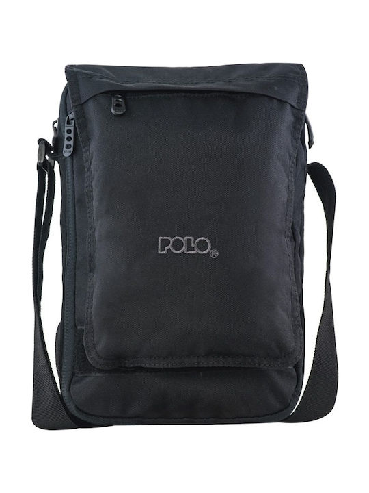 Polo Book Ανδρική Τσάντα Ώμου / Χιαστί σε Μαύρο χρώμα