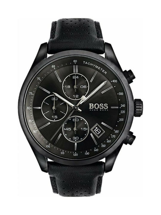 Hugo Boss Grand Prix Chrono Herrenuhr 44mm Chronograph Batterie