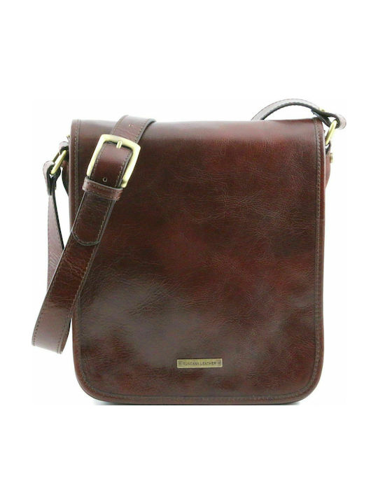 Tuscany Leather TL Messenger Leather Men's Bag Shoulder / Crossbody Brown