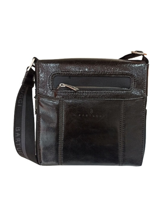 Bartuggi 700-6341 Ανδρική Τσάντα Ταχυδρόμου σε Μαύρο χρώμα