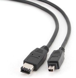FireWire Cable 4-pin male - 6-pin male 4.5m