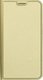 Dux Ducis Skin Pro Series Buchen Sie Synthetisches Leder Gold (Galaxy S8+)