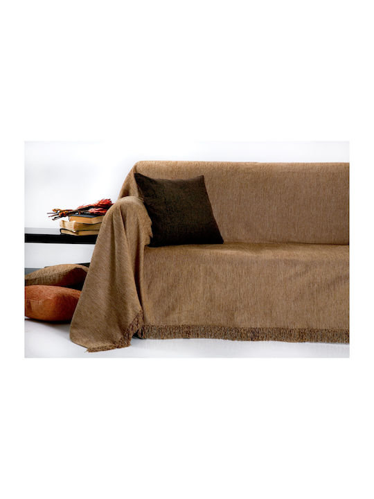 Anna Riska Armchair Throw 1300 180x180cm Marron...