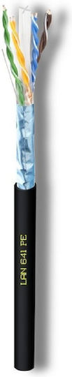 Cavel F/UTP Cat.6 (Gigabit) Καλώδιο Δικτύου Ethernet χωρίς ακροδέκτες 200m Καφέ
