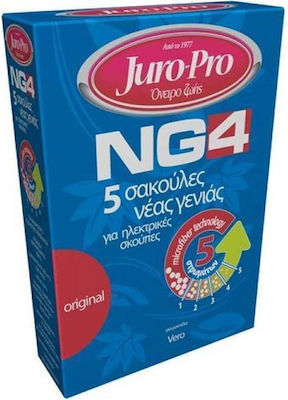 Juro-Pro NG4 Σακούλες Σκούπας 5τμχ Συμβατή με Σκούπα Juro-Pro
