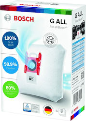 Bosch Săculeți de aspirator 4buc Compatibil cu aspiratorul Bosch / Siemens