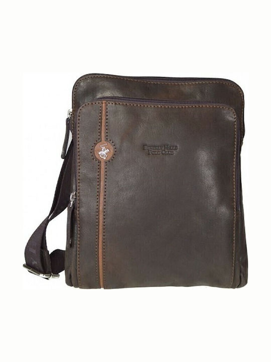Beverly Hills Polo Club Leather Men's Bag Shoul...