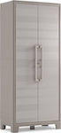 Gulliver Multispace Plastic Two-Door Wardrobe with Divider & 8 Shelves 80x44x182cm