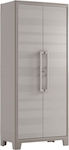 Double Door Wardrobe Gulliver High Plastic with 4 Shelves 80x44x182cm