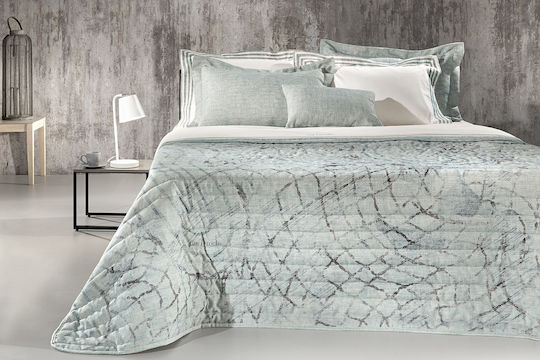 Guy Laroche Oriento Κουβερλί Υπέρδιπλο Ocean 240x240cm