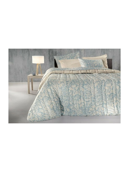 Guy Laroche Marion Coverlet Queen Size Cotton Denim 230x250cm