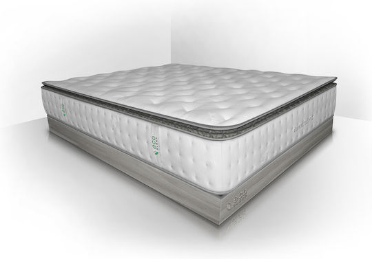 Eco Sleep Ambient Halb-Doppel Ergonomisch Matratze Memory-Schaum / Schaum Beidseitig 110x200x38cm mit Topper