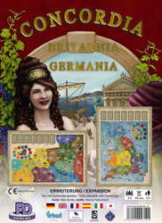 Pd Verlag Spiel-Erweiterung Concordia: Britannia / Germania für 2-5 Spieler 12+ Jahre