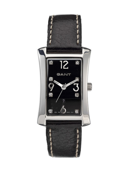 Gant Uhr mit Schwarz Lederarmband W10201