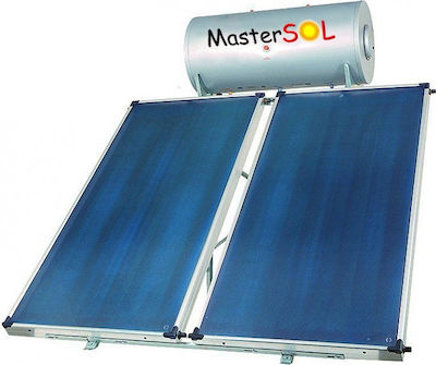 MasterSOL Eco Ηλιακός Θερμοσίφωνας 300 λίτρων Glass Διπλής Ενέργειας με 5τ.μ. Συλλέκτη