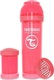 Twistshake Set aus Plastikflaschen Pastel Gegen Koliken mit Silikonsauger für 0+, 0+ m, Monate Red 330ml 2Stück