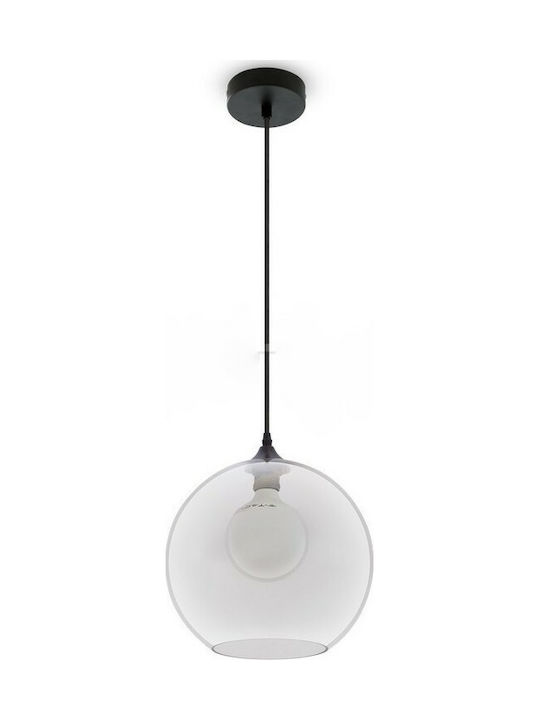 V-TAC Pendant Light Single-Light for Socket E27 Transparent