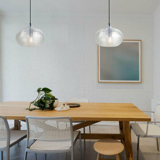 V-TAC Pendant Light Gray 33x26x100cm