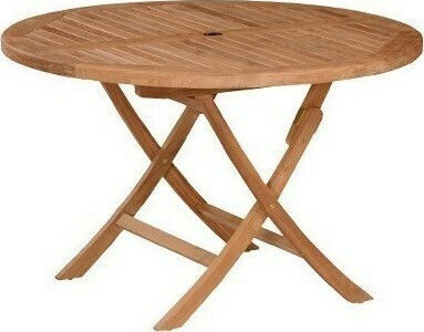 Outdoor Table from Teak Foldable Bl5047G 120x120x80cm