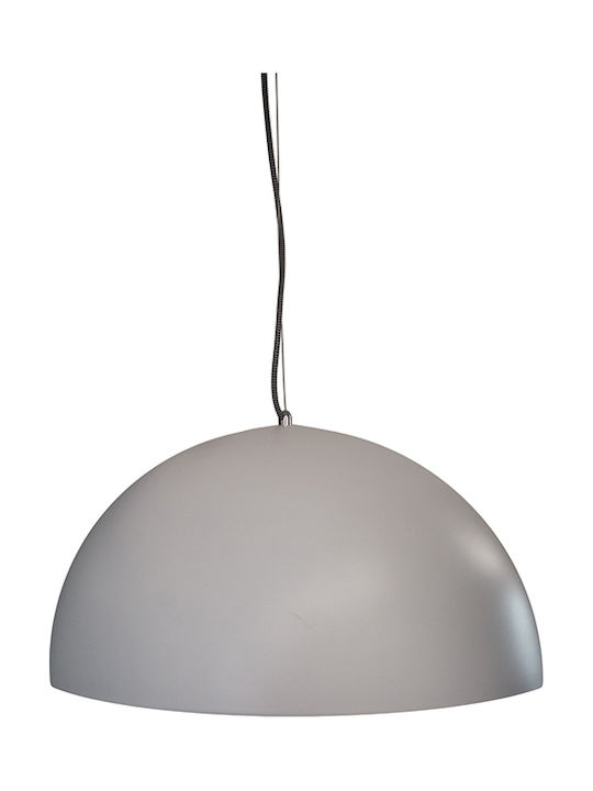 Luma Pendant Light Single-Light Bell for Socket E27 Silver