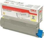 OKI 46443101 Original Toner Laser Printer Galben Capacitate mare 10000 Pagini