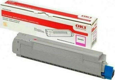 OKI 46490606 Toner Laserdrucker Magenta Hohe Kapazität 6000 Seiten