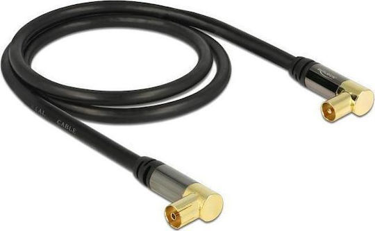 DeLock Antenna Cable Coax male - Coax female 1m (88781)