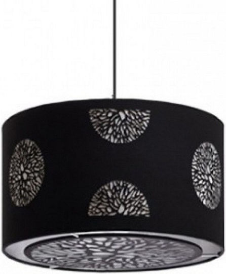 Gallis Louis Round Ø40 Lustră Suspendată Negru 40x40cm.