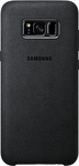 Samsung Alcantara Cover Μαύρο (Galaxy S8+)