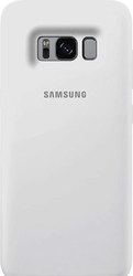 Samsung Cover S8 Umschlag Rückseite Silikon Wei...