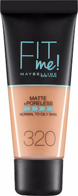 Maybelline Fit Me Matte + Poreless Flüssiges Make-up 320 Natural Tan 30ml