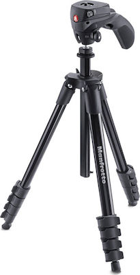 Manfrotto Compact Action Τρίποδο - Φωτογραφικό Black