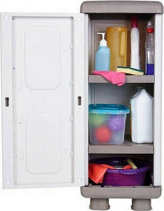 Еднолистен Smart Cabinet Пластмасов 36x44x96 cm Еднолистен Smart Cabinet Пластмасов 36x44x96 cm