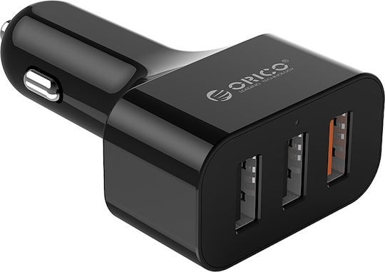 Orico Încărcător Auto 35W 2.4A Încărcare Rapidă Negru Culoare