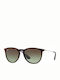 Ray Ban Erika Women's Sunglasses with Black Frame and Brown Gradient Lens RB4171 6316/E8