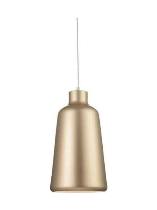 Aca Pendant Light Single-Light for Socket E27 Gold