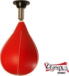 Olympus Sport Synthetic Speed Punching Bag 35cm Red