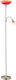 Eglo Up4 Floor Lamp H178xW25cm. with Socket for Bulb E27 Red