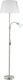 Eglo Conesa Floor Lamp H170xW38cm. with Socket for Bulb E27 White