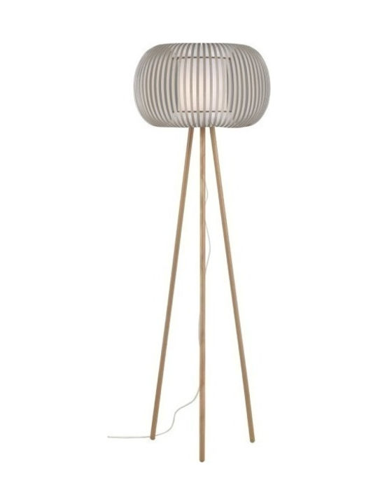 Viokef Iris Modern Floor Lamp E27 H150xW50cm White