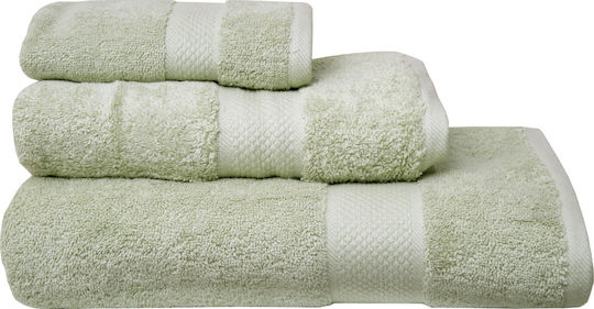 Viopros Hand Towel Luxor 30x50cm Sage Weight 600gr/m²