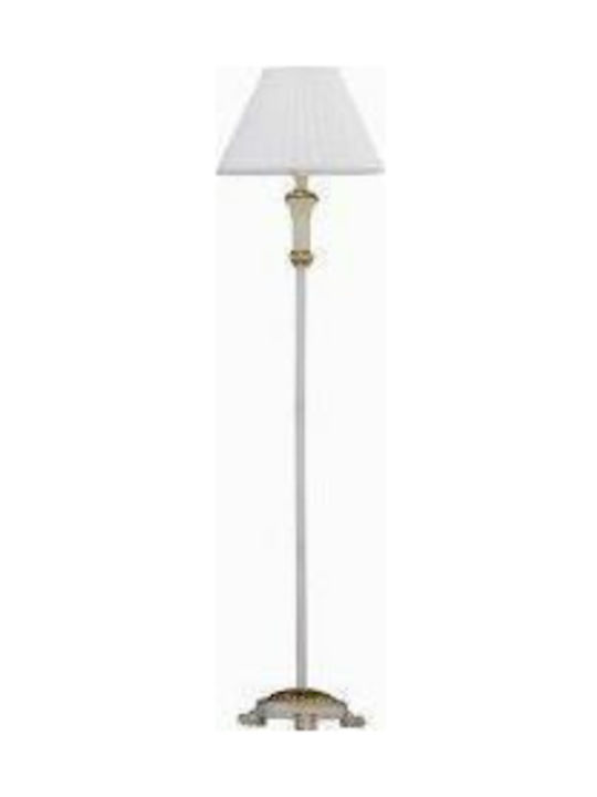 Ideal Lux Firenze PT1 Floor Lamp H165xW42cm. with Socket for Bulb E27 White