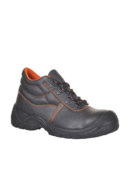 Portwest Waterproof Black Safety Boots S3 with HRO SRC Certification