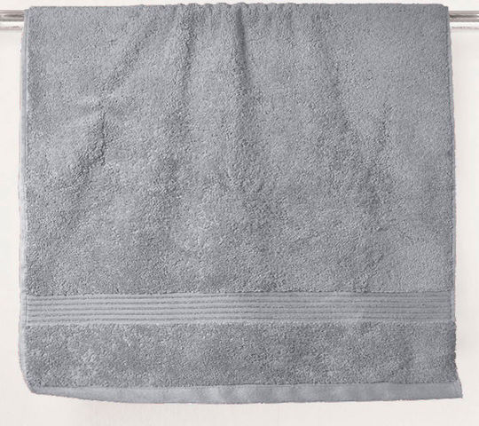 Nef-Nef Homeware Bath Towel Aegean 80x160cm Light Grey Weight 705gr/m²