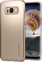 Spigen Thin Fit Plastic Back Cover Gold (Galaxy S8+)