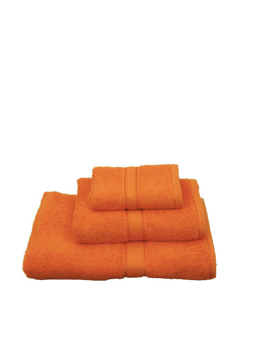 Viopros Hand Towel Classic 30x50cm Orange Weight 480gsm