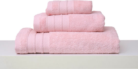 Anna Riska Πετσέτα Χεριών Soft 30x50εκ. Blush Pink Βάρους 600gr/m²